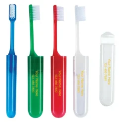 Custom Translucent Travel Toothbrushes