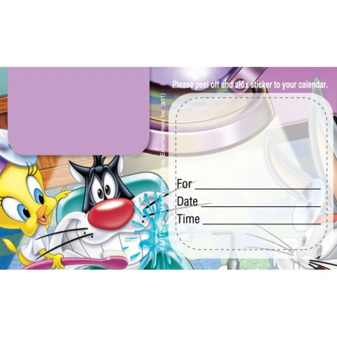 Custom Tweety & Sylvester Sticker Appointment Cards