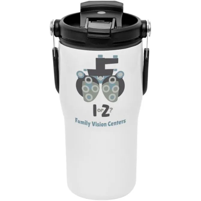 Custom Water Bottle with Handle - 25 ounce