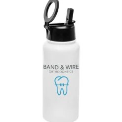 Custom Water Bottle with Phone Holder - 32 ounce
