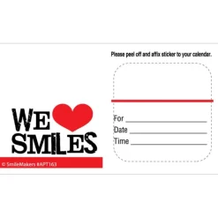 Custom We Love Smiles Appointment Cards