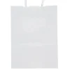 Custom White Paper Bags - Large