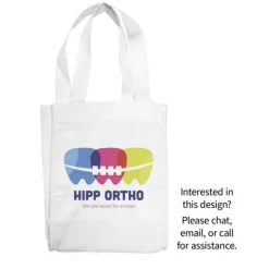 Custom White Tote