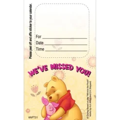 Custom Winnie The Pooh Hugs Appointment Cards