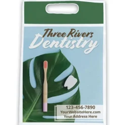Custom 9" x 13" Full Color Oxo-Biodegradable Die Cut Bags