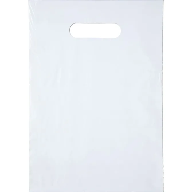 Custom 9" x 13" Full Color Oxo-Biodegradable Die Cut Bags