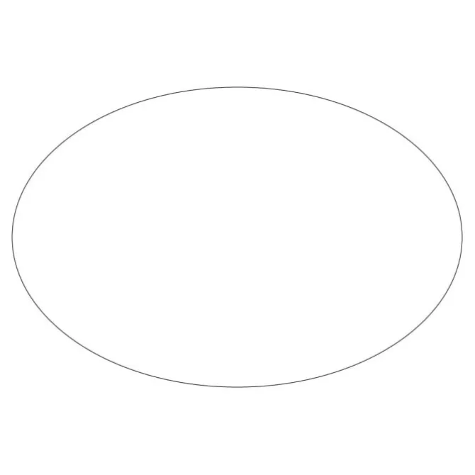 Custom 3" x 4 1/2" Oval Vinyl Decals