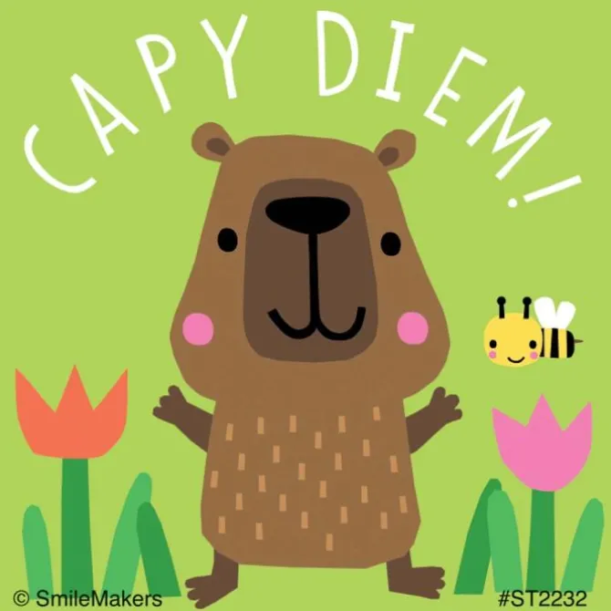 Cute Capybara Stickers