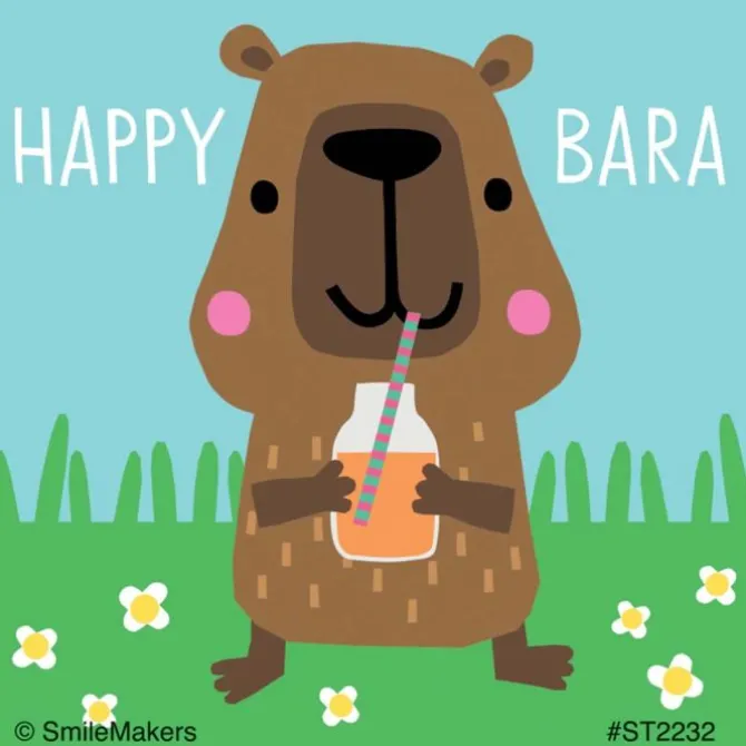 Cute Capybara Stickers