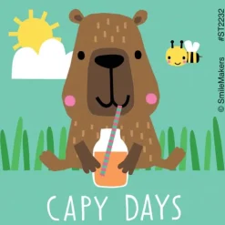 Cute Capybara Stickers