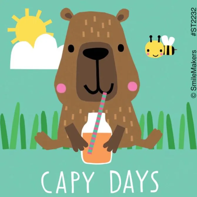 Cute Capybara Stickers