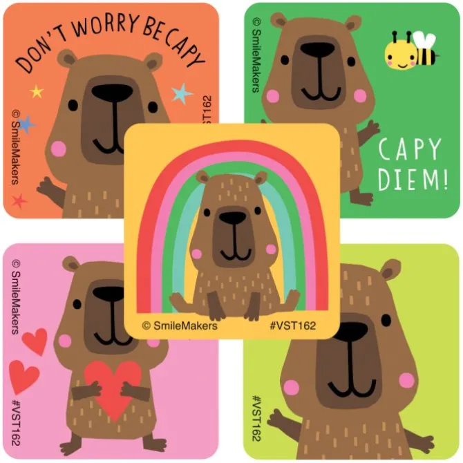 Cute Capybara ValueStickers