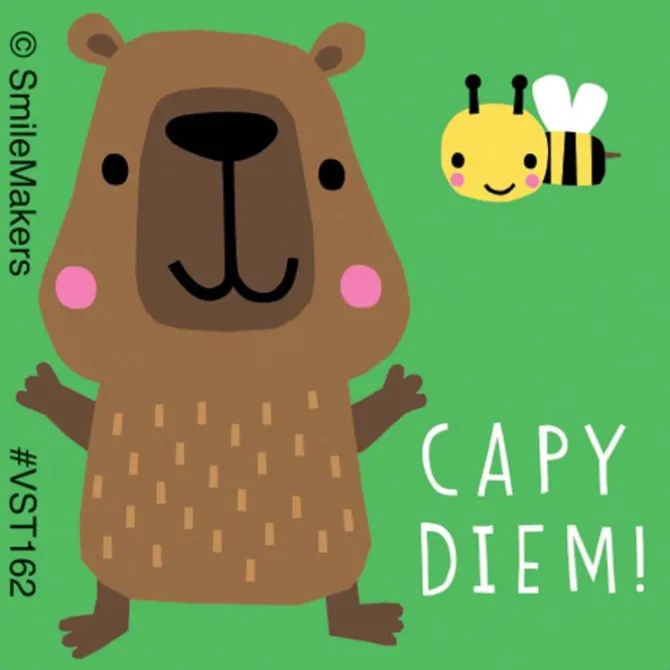 Cute Capybara ValueStickers