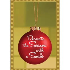 Decorate the Season with a Smile Greeting Cards