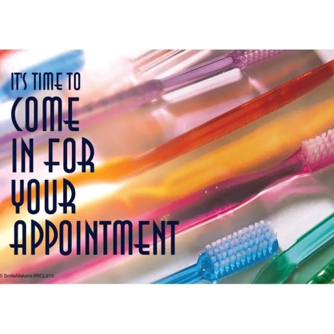 Dental Appointment Recall Cards