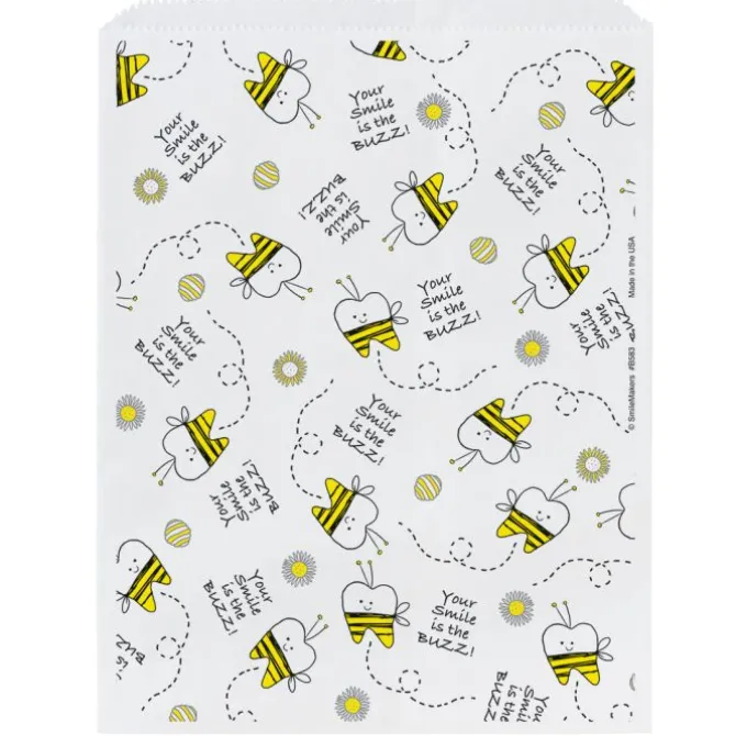Dental Bee Paper Bags