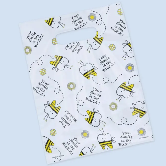 Dental Bee Scatter Print Bags