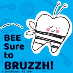 Dental Bee Stickers