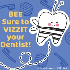 Dental Bee Stickers