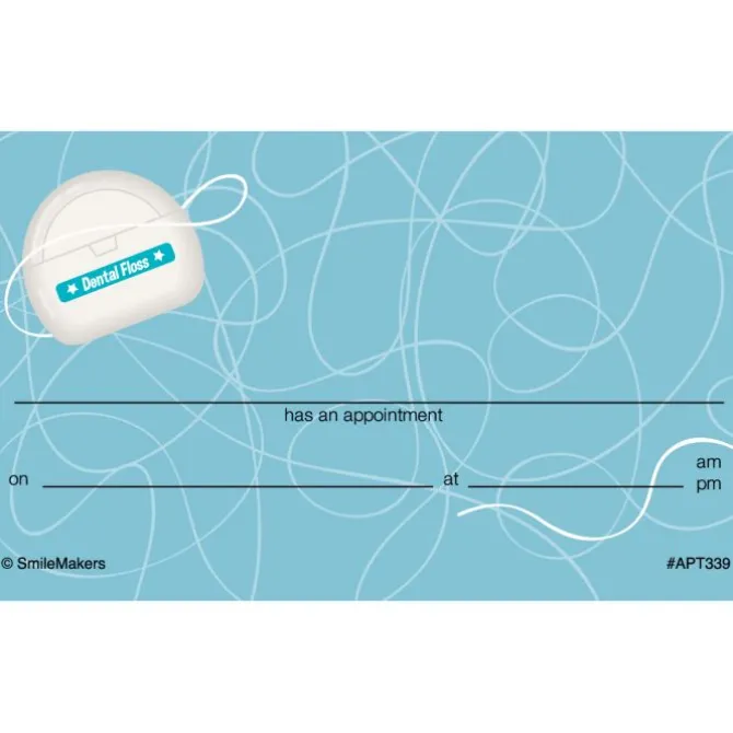 Dental Floss Appointment Cards
