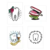 Dental Fun Temporary Tattoos