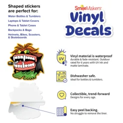 Dental Halloween Vinyl Die Cut Decals
