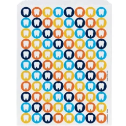 Dental Mod Dot Paper Bags