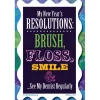 Dental New Year Resolutions Recall Cards