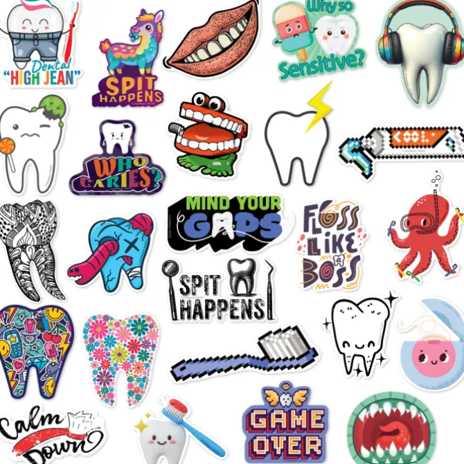 Dental Patient Vinyl Decals
