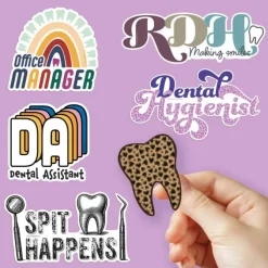 Dental Staff Vinyl Decals
