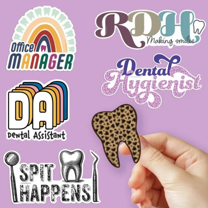 Dental Staff Vinyl Decals