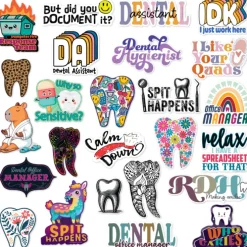 Dental Staff Vinyl Decals