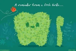 Dental Topiary Custom Recall Cards