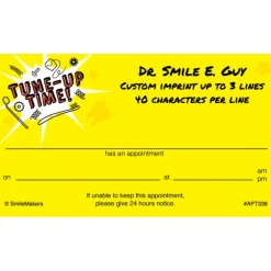 Dental Tune Up Time Appointment Cards