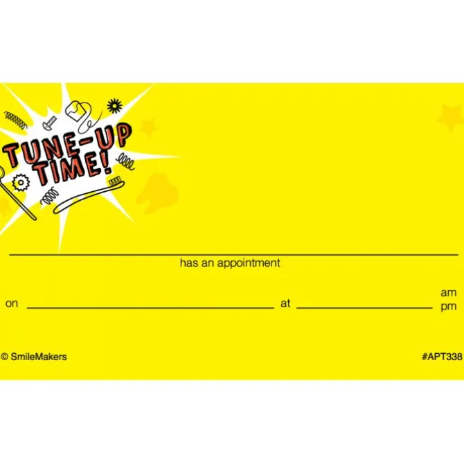 Dental Tune Up Time Appointment Cards
