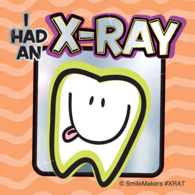 Dental X-ray Foil Stickers