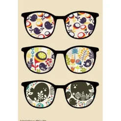Design Lenses Glasses Recall Cards