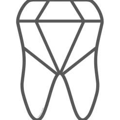 Diamond Tooth Wall Decal