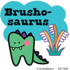 Dino-mite Dental Stickers