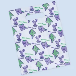 Dino-Tooth Scatter Print Bags