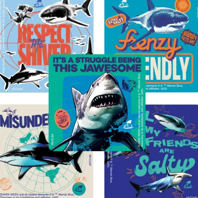 Discovery Sharks Stickers