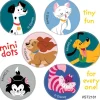 Disney Cats & Dog Mini Dot Stickers