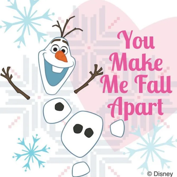 Disney Frozen Valentine's Day Stickers