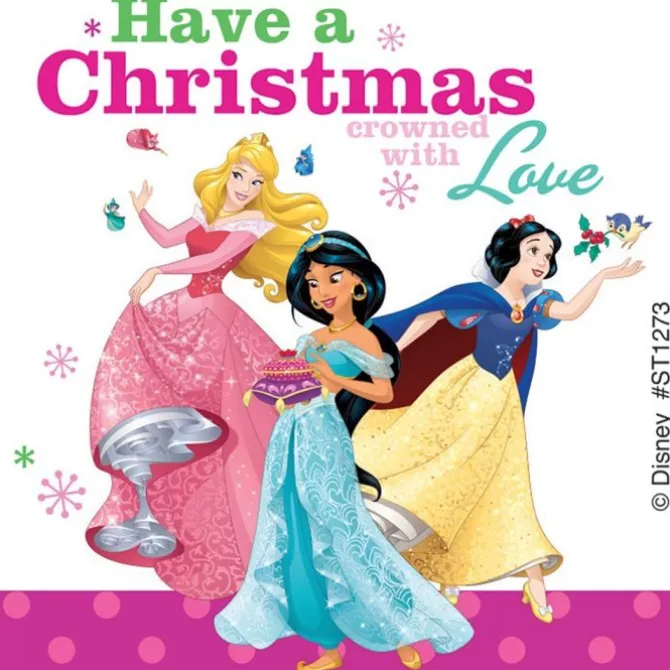 Disney Princess Christmas Stickers