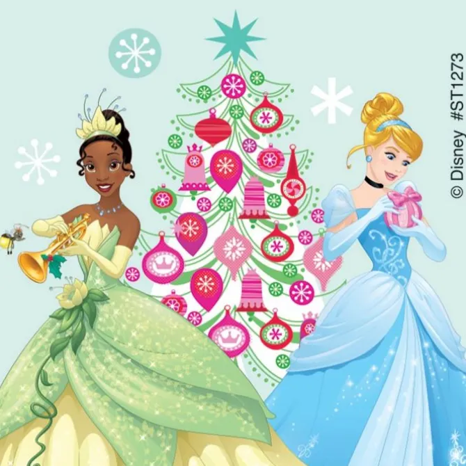 Disney Princess Christmas Stickers