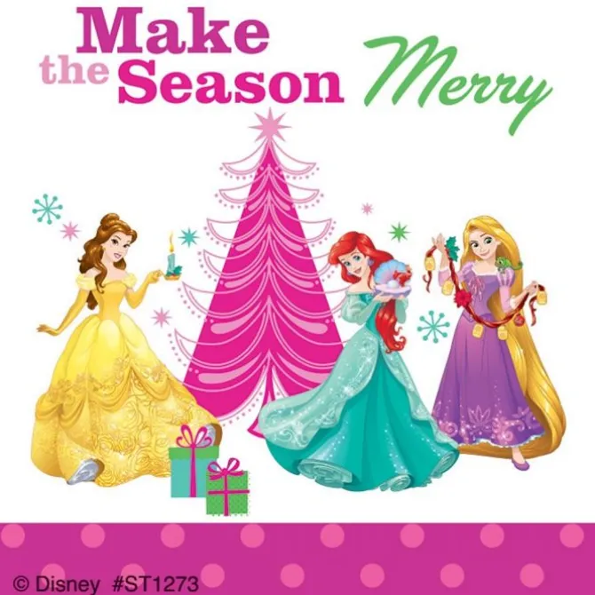 Disney Princess Christmas Stickers