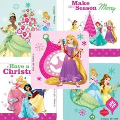 Disney Princess Christmas Stickers