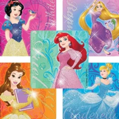 Disney Princess Friendship Glitter Stickers
