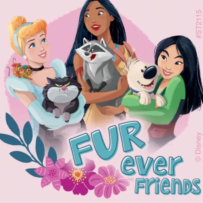 Disney Princess Furever Friends Stickers