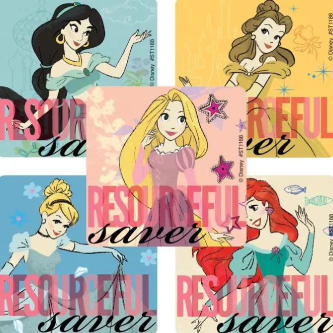 Disney Princess Saver Bank Stickers